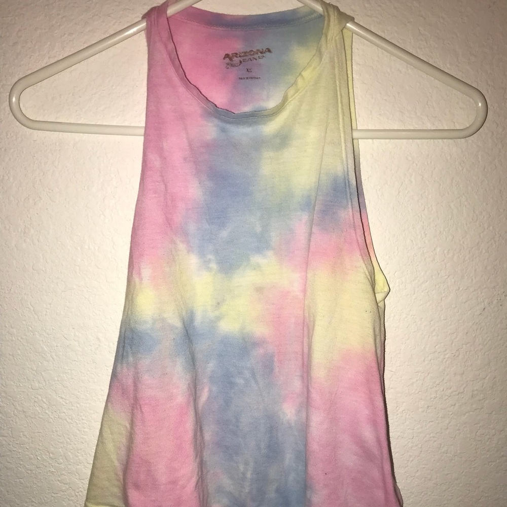 A pastel muscle shirt